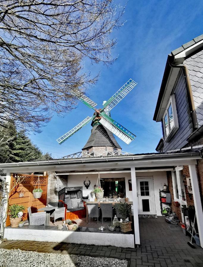Ferienwohnung An Der Barlter Muehle Im Ersten Og Naehe Nordsee Esterno foto