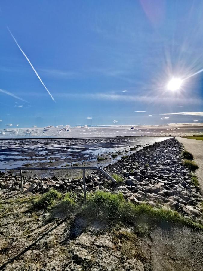 Ferienwohnung An Der Barlter Muehle Im Ersten Og Naehe Nordsee Esterno foto