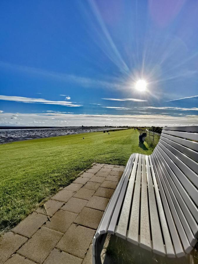 Ferienwohnung An Der Barlter Muehle Im Ersten Og Naehe Nordsee Esterno foto